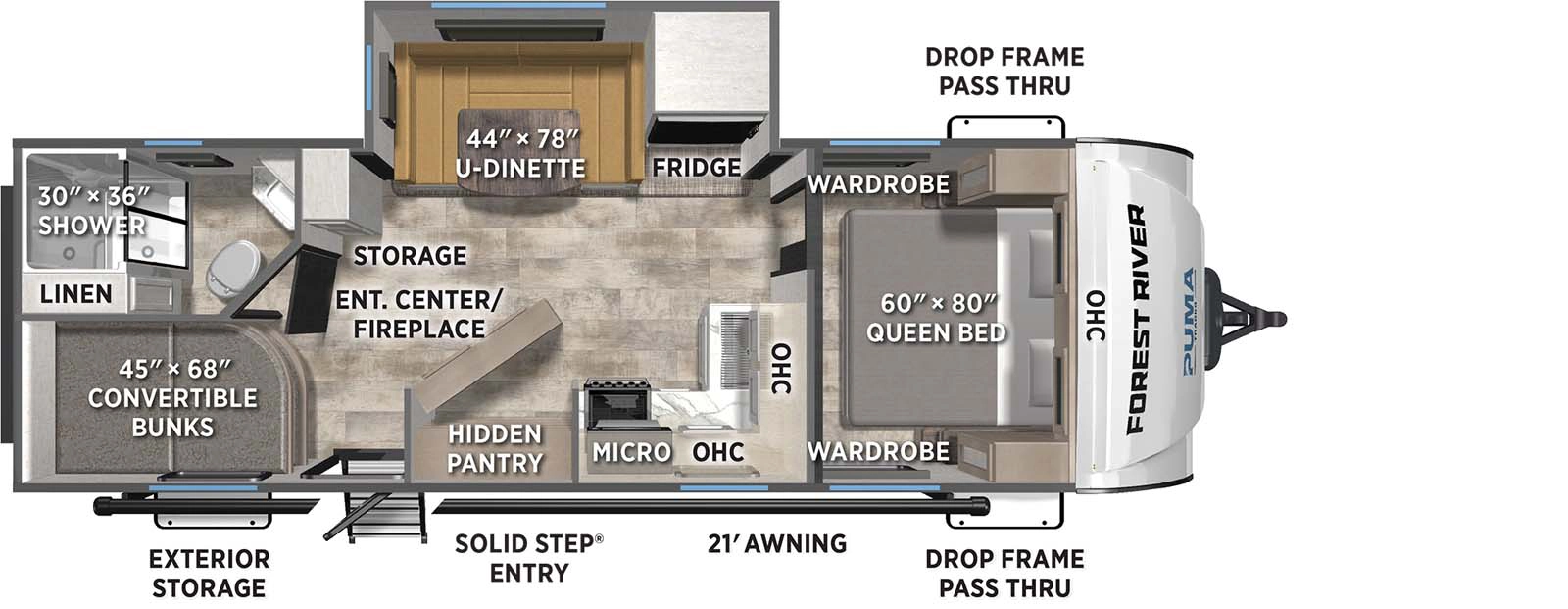 2430BHS Floorplan Image
